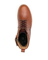 Мужские коричневые кожаные повседневные ботинки от Woolrich