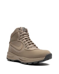 Мужские коричневые кожаные повседневные ботинки от Nike