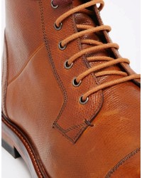 Мужские коричневые кожаные повседневные ботинки от Ted Baker