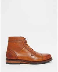 Мужские коричневые кожаные повседневные ботинки от Ted Baker