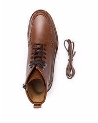 Мужские коричневые кожаные повседневные ботинки от Bally