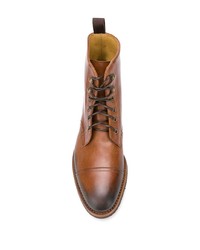 Мужские коричневые кожаные повседневные ботинки от Scarosso