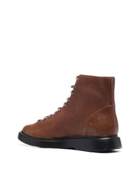 Мужские коричневые кожаные повседневные ботинки от Camper