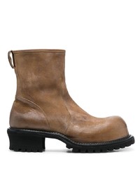 Мужские коричневые кожаные повседневные ботинки от Premiata