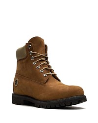 Мужские коричневые кожаные повседневные ботинки от Timberland