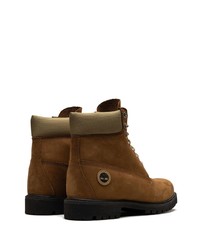 Мужские коричневые кожаные повседневные ботинки от Timberland