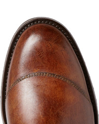 Мужские коричневые кожаные повседневные ботинки от Belstaff