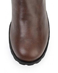 Коричневые кожаные полусапоги от Dorothy Perkins