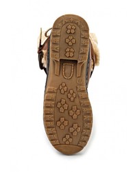 Коричневые кожаные полусапоги от Ella