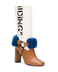 Коричневые кожаные полусапоги от Off-White