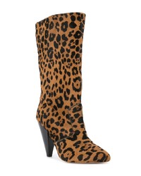 Коричневые кожаные полусапоги от Veronica Beard