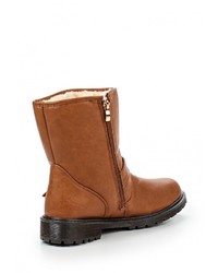 Коричневые кожаные полусапоги от Style Shoes