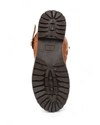 Коричневые кожаные полусапоги от Style Shoes