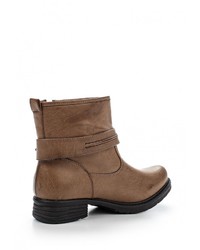 Коричневые кожаные полусапоги от Tulipano