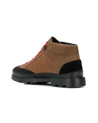 Мужские коричневые кожаные рабочие ботинки от Camper