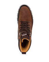 Мужские коричневые кожаные рабочие ботинки от Timberland