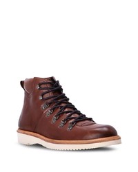 Мужские коричневые кожаные рабочие ботинки от Ted Baker