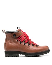 Мужские коричневые кожаные рабочие ботинки от Rossignol