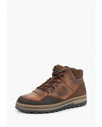 Мужские коричневые кожаные рабочие ботинки от SHOIBERG