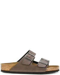 Мужские коричневые кожаные сандалии от Birkenstock