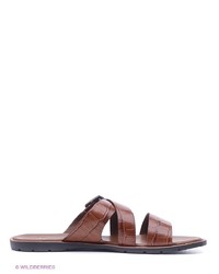 Мужские коричневые кожаные сандалии от Calipso