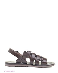 Мужские коричневые кожаные сандалии от El Tempo