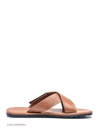 Мужские коричневые кожаные сандалии от Mario Ponti