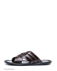 Мужские коричневые кожаные сандалии от Mario Ponti