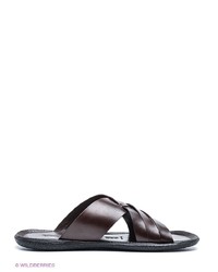 Мужские коричневые кожаные сандалии от Mario Ponti