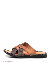 Мужские коричневые кожаные сандалии от METROPOLPOLIS