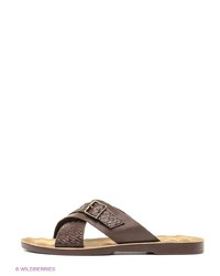 Мужские коричневые кожаные сандалии от MUYA