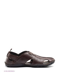 Мужские коричневые кожаные сандалии от SHOIBERG
