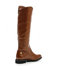 Коричневые кожаные сапоги от Betsy