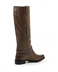 Коричневые кожаные сапоги от Carlo Bellini