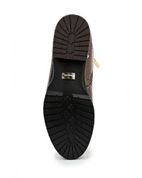 Коричневые кожаные сапоги от Item Black