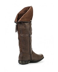 Коричневые кожаные сапоги от Lisaw