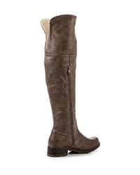 Коричневые кожаные сапоги от Super Mode