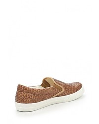 Мужские коричневые кожаные слипоны от North Star by Bata