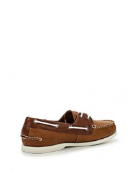 Коричневые кожаные топсайдеры от Call it SPRING