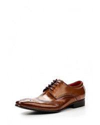 Мужские коричневые кожаные туфли от Paolo Vandini