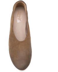 Коричневые кожаные туфли от Marsèll