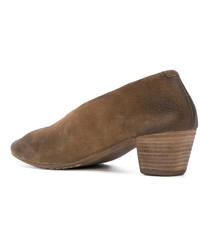 Коричневые кожаные туфли от Marsèll