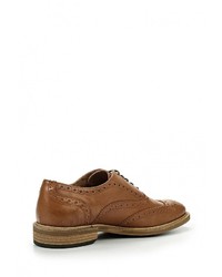 Мужские коричневые кожаные туфли от River Island