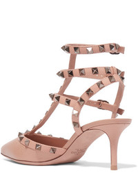 Коричневые кожаные туфли от Valentino