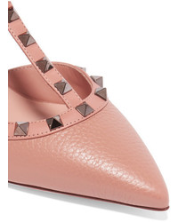 Коричневые кожаные туфли от Valentino