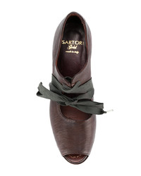 Коричневые кожаные туфли от Sartori Gold
