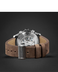 Мужские коричневые кожаные часы от Bremont