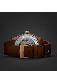Мужские коричневые кожаные часы от Oris