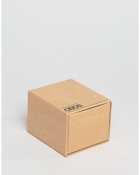 Мужские коричневые кожаные часы от Asos