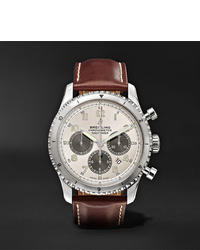 Мужские коричневые кожаные часы от Breitling